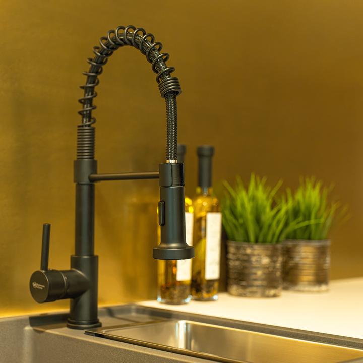 Produktbild Rosenhahn & Söhne Sylt 200 Küchenarmatur mit Brause- 360° Drehbarer Wasserhahn Küche - Armatur Küche