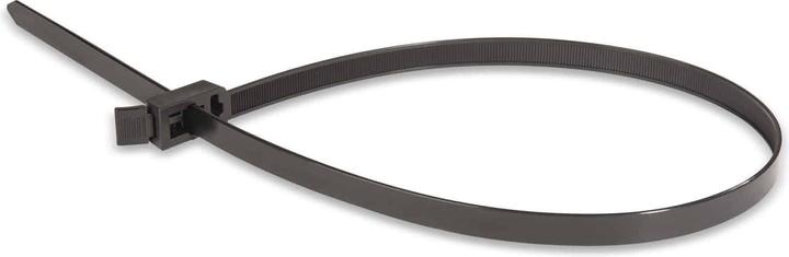 Productafbeelding HellermannTyton Kabelbinder SpeedyTie® (L x B) 750 mm x 13 mm SPEEDYTIE-HIRS-BK-V1 Kleur: Zwart, Zwart 5 st. (Plastic kabelbinders, 750 mm, 5 Pcs.)