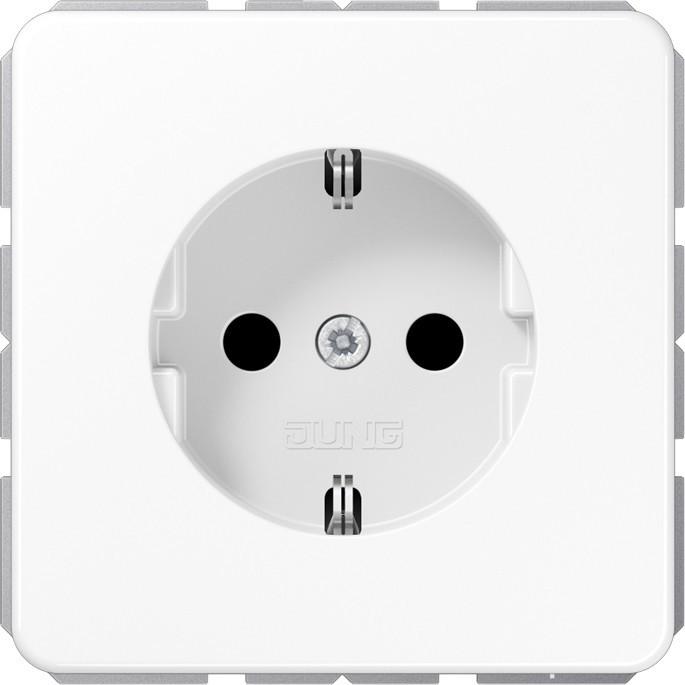 JUNG, Steckdose, Steckdose 1f aws glz CD UP IP20 ZP CD1521WW