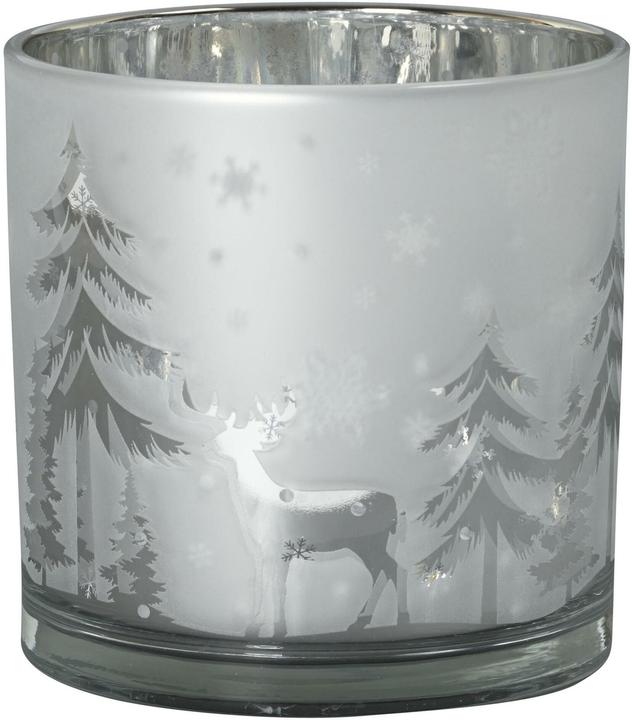 Produktbild Cocon Windlicht Wald, silber, Glas (1x)