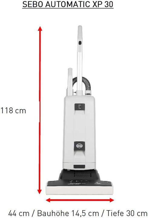 Produktbild SEBO XP 30 AUTOMATIC Bürstsauger einmotoriger Staubsauger, S-Klasse-Filtration für Allergiker