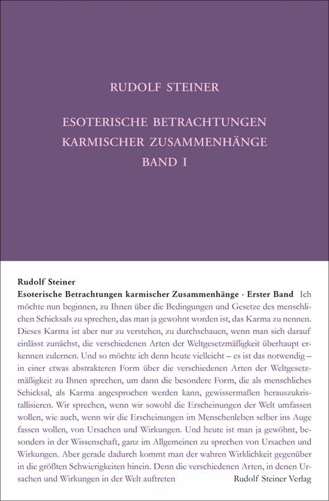 Esoterische Betrachtungen karmischer Zusammenhänge (Deutsch, Rudolf Steiner, 2020)