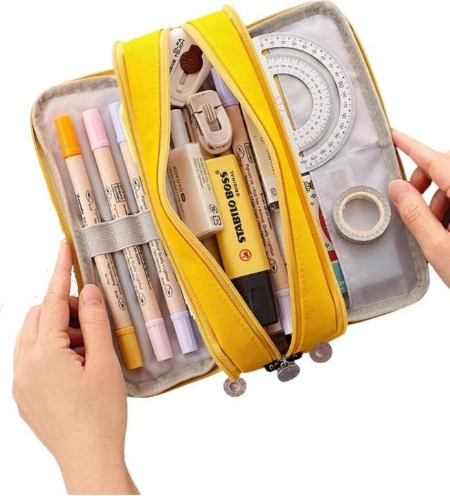 Produktbild Ikonka Schule dreifach vanity Fall 3in1 gelb