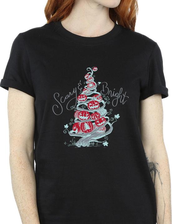 Image du produit Disney - T-shirt THE NIGHTMARE BEFORE CHRISTMAS SCARY & BRIGHT - Femme (M)