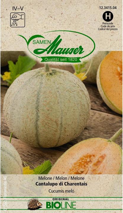 Actual product image Samen Mauser Organic Cantalupo di Charentais melon