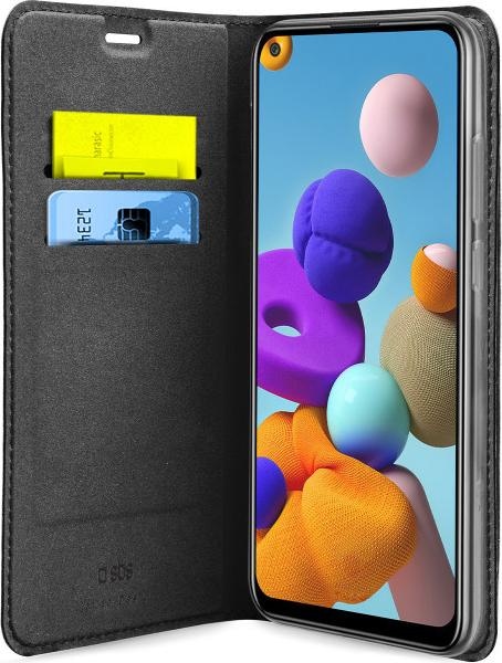 Produktbild SBS Book Wallet Lite Samsung Galaxy A21s, schwarz (Samsung Galaxy A21s)