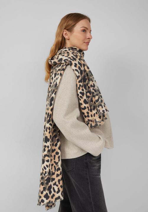 Immagine prodotto s.Oliver Tuch Schal mit Leo-Print