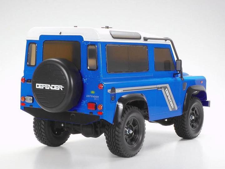 Image du produit Tamiya Land Rover 90 Defender LBlue (Painted) CC-02 (Kit)