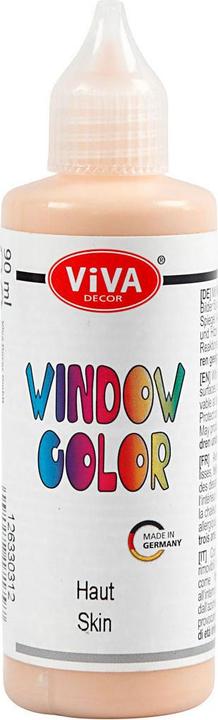 Creativ Company Peinture pour fenêtres, autocollants et vitres - Beige clair, 90 ml (Beige clair, 90 ml)