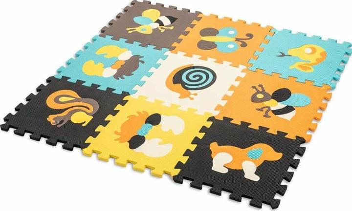Produktbild Ikonka Schaumstoff-Puzzlematte für Kinder 9 el. bunt 85cm x 85cm x 1cm (85 x 85 cm)