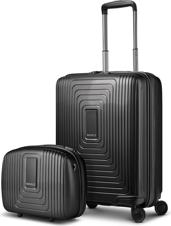 Immagine prodotto Redolz Trolley da cabina Essentials 14 Bundle con piega elastica e beauty case 2 pezzi. (60 l)