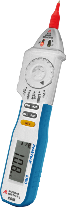 Image du produit Peaktech Testeur de tension numérique P 1080 (CAT III 600V)