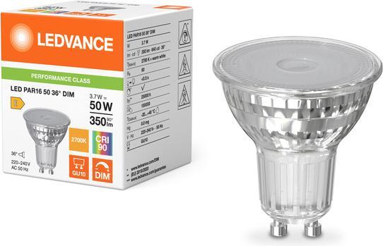 Image du produit Ledvance LED PAR165036 DIM 3.7W 927 GU10 P LEDV (GU10, 350 lm, 1x)