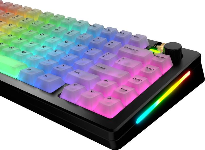Produktbild Glorious Polychroma V2 Keycaps, ANSI Layout (US), Polycarbonat, UV-Druck - Transparent