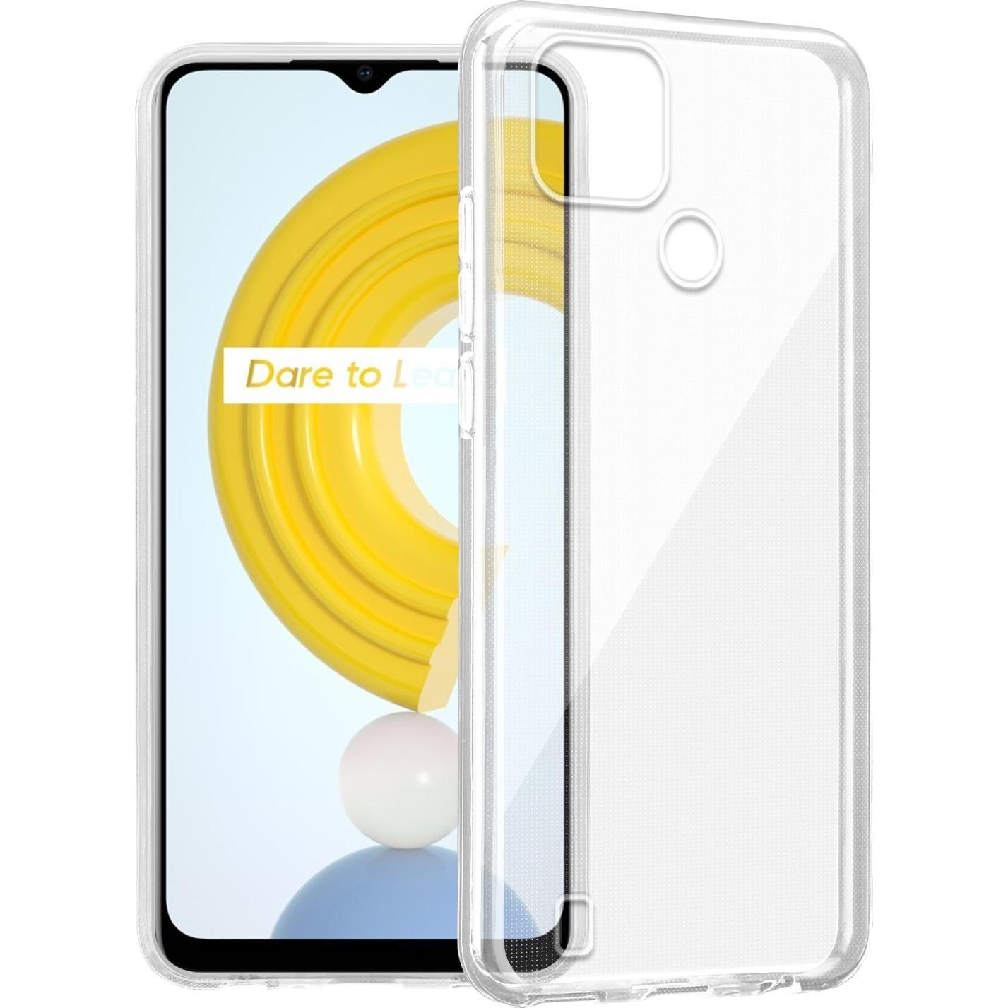 Cadorabo TPU Ultra Slim AIR Hülle für Realme C21 (Nokia C21), Smartphone Hülle, Transparent