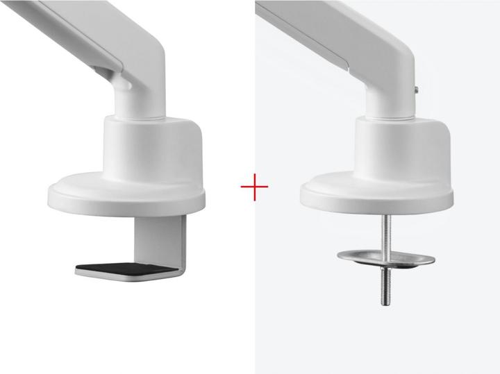 Produktbild One for All Monitor Halterung Solid Single White DM 4120 (Tisch, 35", 10 kg)