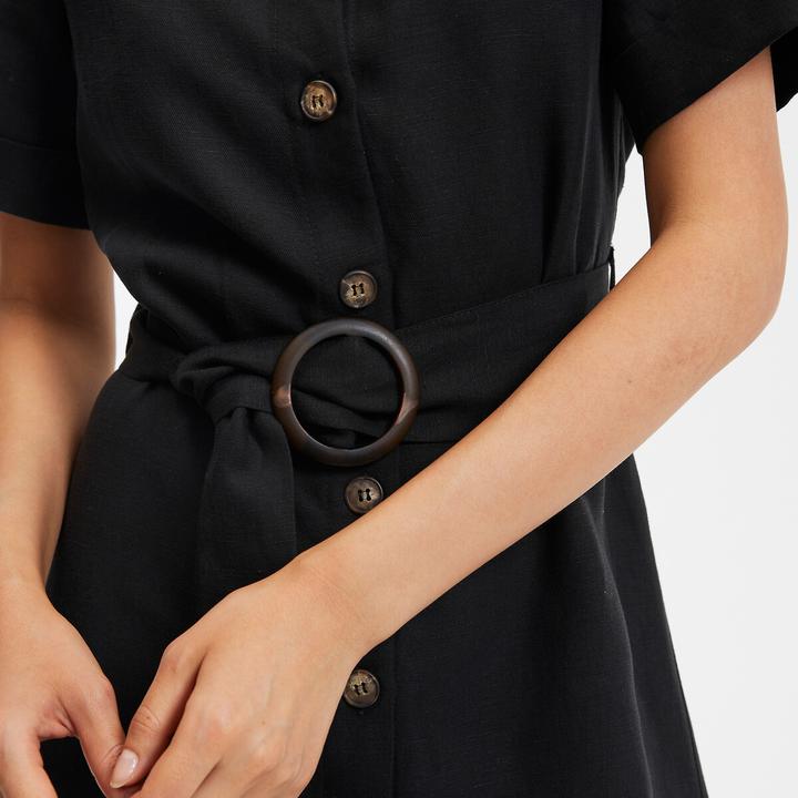 Immagine prodotto La Redoute Collections Abito blusa firmato OPHELIE in lyocell e lino (32)