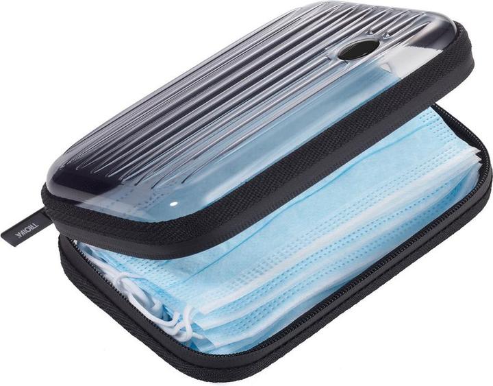 Immagine prodotto Troika Custodia da viaggio CLEAR CASE, nera/trasparente (Custodia)