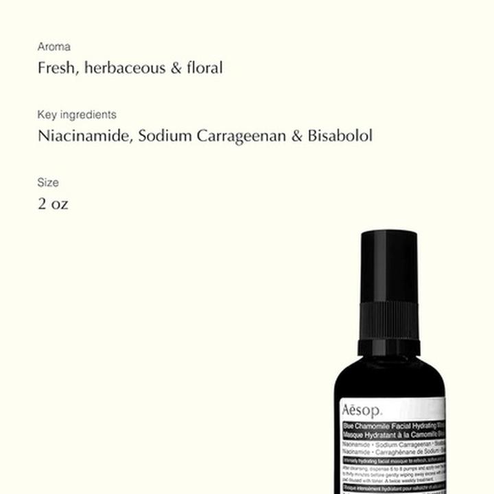 Produktbild Aesop Blue Chamomile Facial Hydrating Masque (60 ml)
