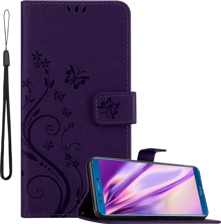 Floral dark purple