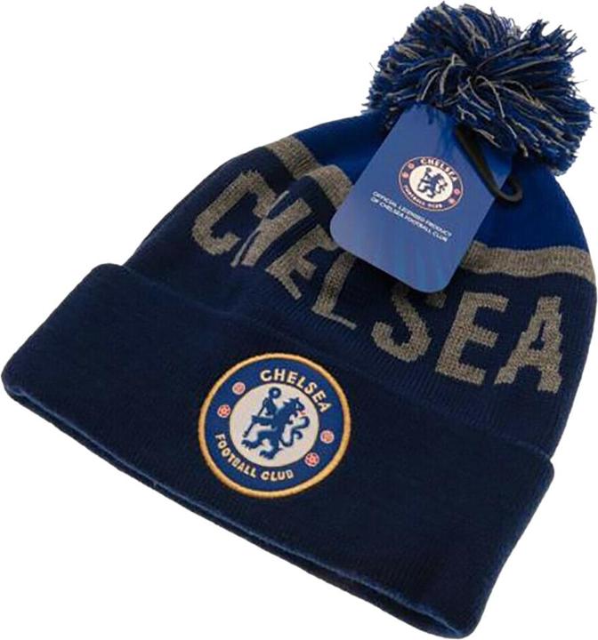 Produktbild Chelsea FC Bommelmütze Erwachsene (One Size)
