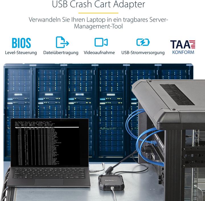 Actual product image StarTech Laptop To Server Kvm Console