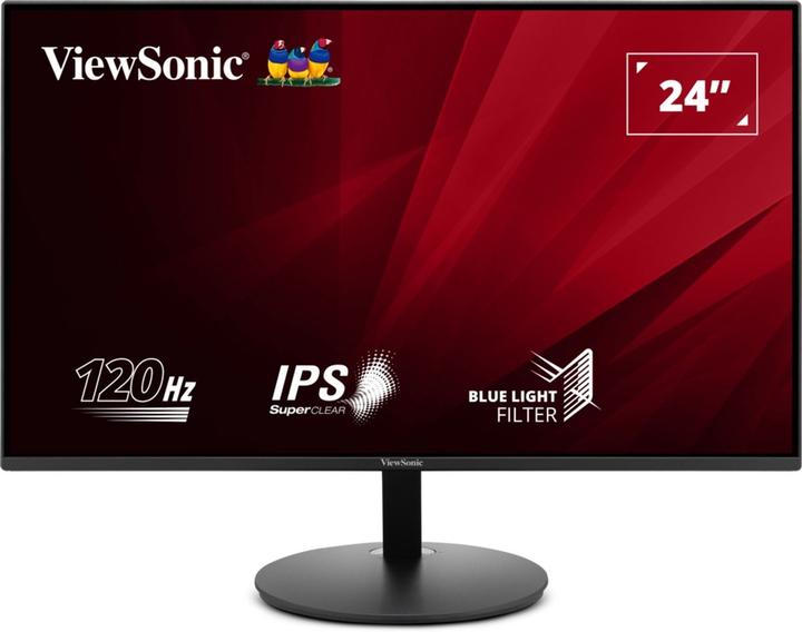 Actual product image Viewsonic 24” Full HD 120Hz Monitor with HDMI and VGA (1920 x 1080 pixels, 24")