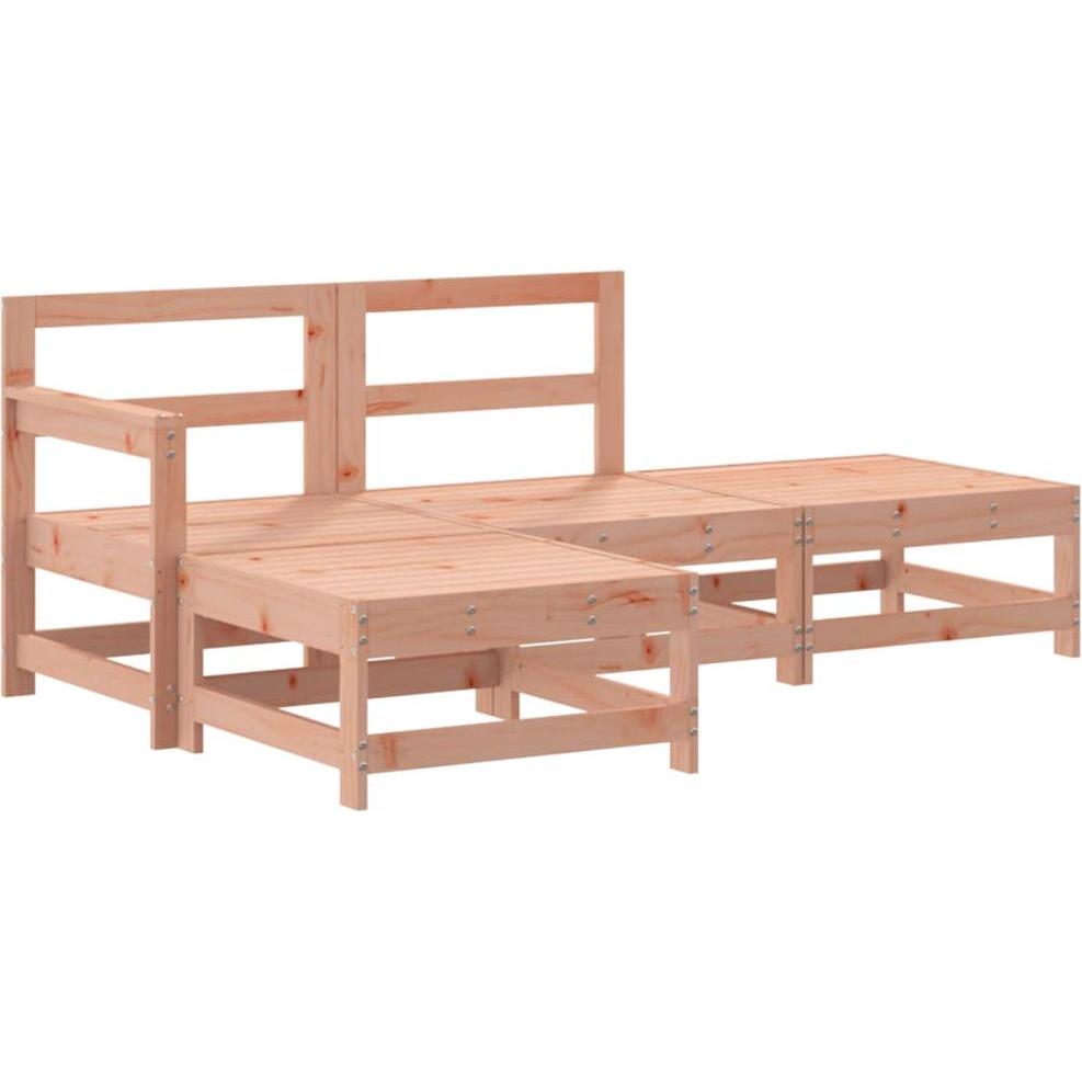 VidaXL, Gartenlounge, 4-tlg. Garten-Lounge-Set Massivholz Douglasie,Material