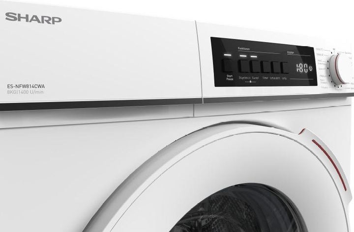 Produktbild Sharp ES-NFW814CWA-DE (8 kg, Links)