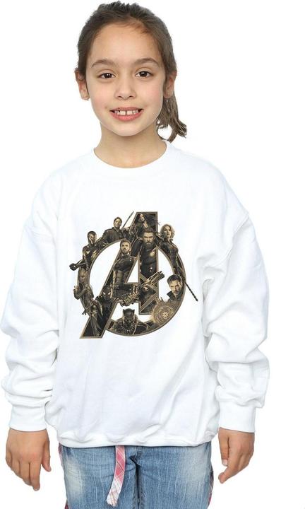 Produktbild Avengers Infinity War Logo Sweatshirt Mädchen (152, 158)