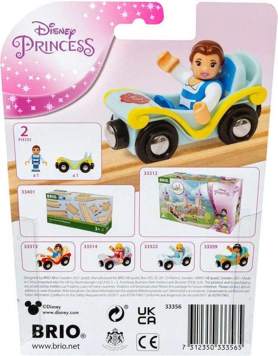 Actual product image Brio Train Disney Princess Belle with wagon