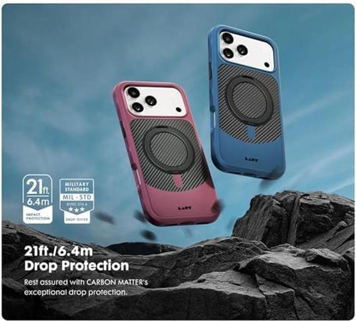 Image du produit Laut Carbon Matter Case für iPhone 17 Pro, Mitternacht, L IP25B CM BK (Apple iPhone 17 Pro)