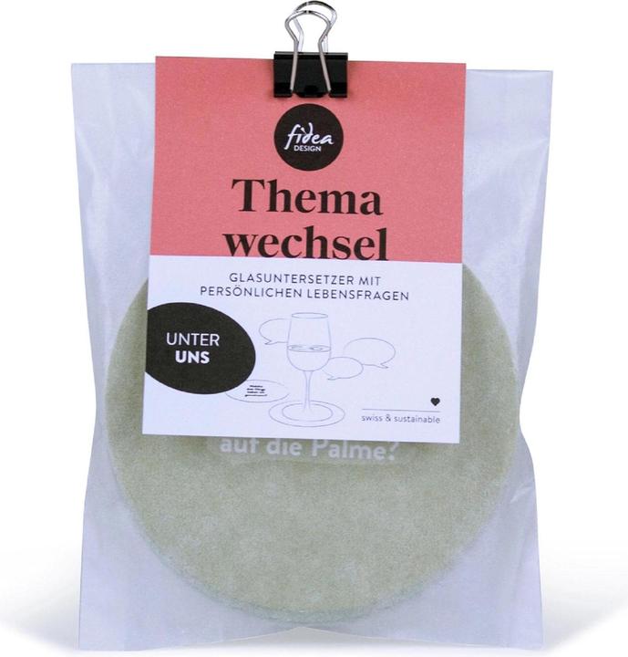 Produktbild Fidea Design Themawechsel Tiefgang / Glasuntersetzer 12 Stück (12 x, Glasuntersetzer)