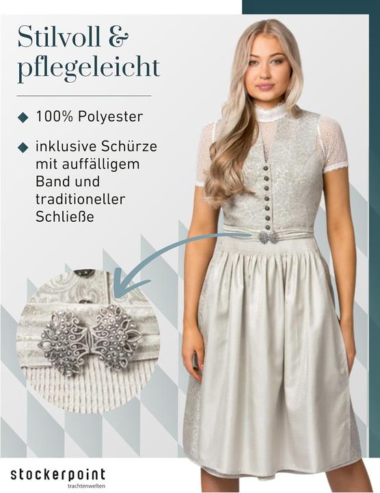 Image du produit Stockerpoint Dirndl Nora, groen (salie), 46 (46)