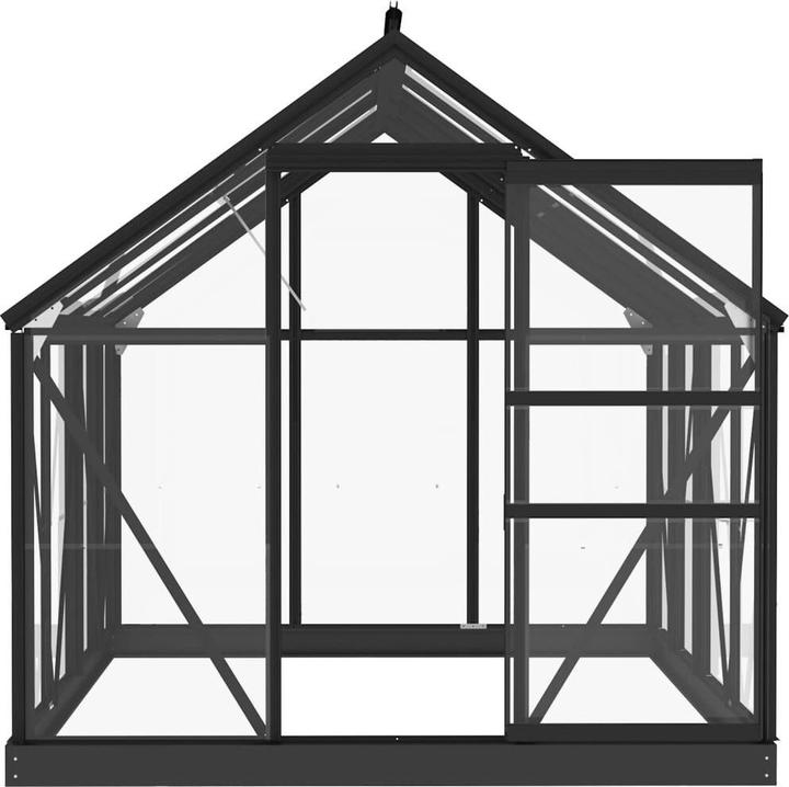 Produktbild VidaXL Ersatzgestell Für Gewächshaus Anthrazit 155X103X191Cm Aluminium