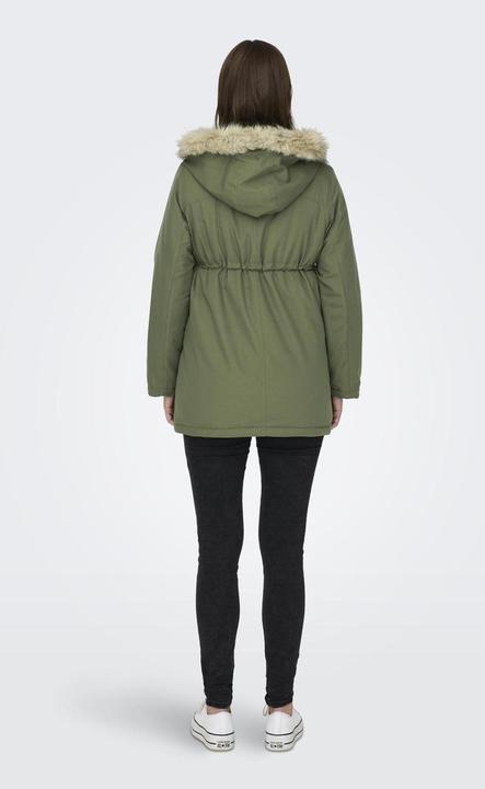 Immagine prodotto Only Maternity Cappuccio con bordo in pelliccia sintetica staccabile Parka premaman Parka lungo (XS)