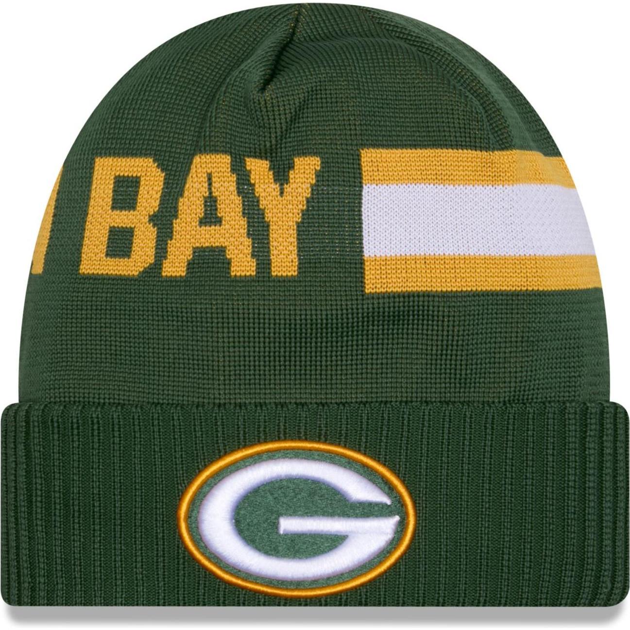 New Era, Herren, Mütze, NFL Sideline Tech Knit Mütze - Green Bay Packers, Grün