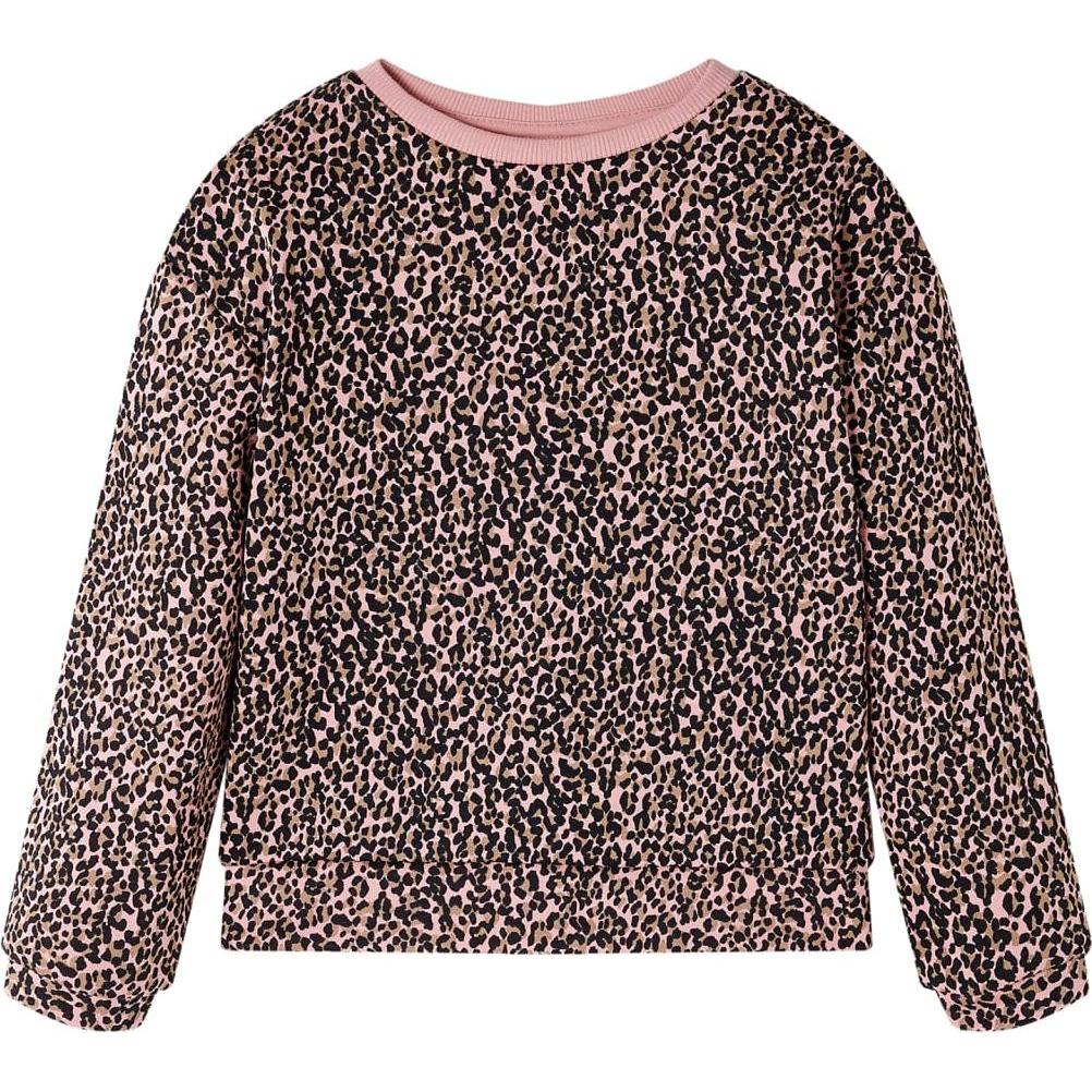 VidaXL, Unisex, Pullover, Kinder-Sweatshirt Mittelrosa 128,Material: 95 % Baumwolle. 5, Rosa, (128)