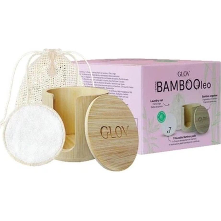 Glov, Cotton fioc + Dischetti di cotone, Storage Kit & Makeup Remover Discs X7 - Reusable Cotton Pads