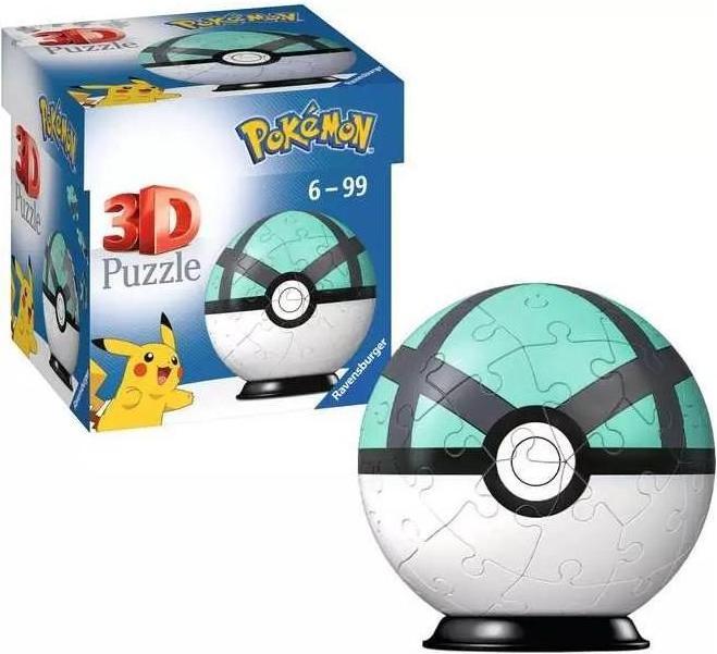 Produktbild Ravensburger Puzzle-Ball Pokémon Netzball (55 Teile)