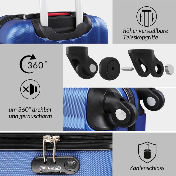 Actual product image Monzana Hard case (90 l, L (90 - 115l))