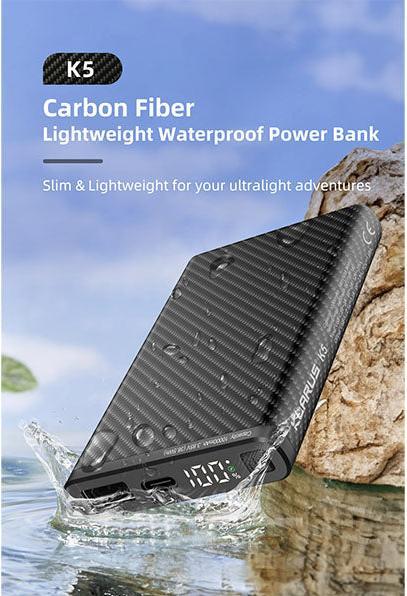 Produktbild Klarus K5 - Wasserdichte Ultralight Powerbank (10000 mAh, 22.50 W, 385 Wh)