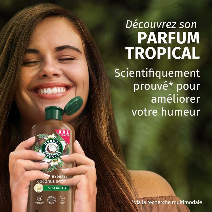 Actual product image Herbal Essences HERBAL ESSENCE AROMA COCO feuchtigkeitsspendendes Shampoo 680 ml (Liquid shampoo, 680 ml)