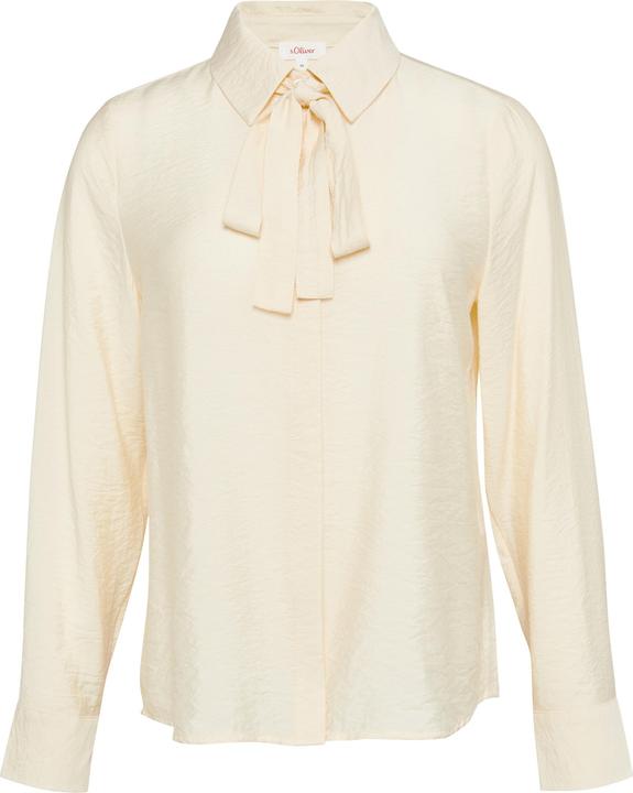 Produktbild S.Oliver Bluse Strukturierte Bluse mit abnehmbarer Schluppe (38)