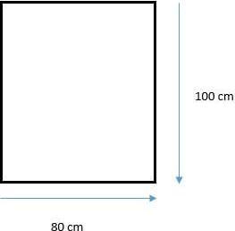 Productafbeelding Domoletti MIRROR HUNG SIMPLE B-EDGE 100X80 CM (80 x 100 cm)