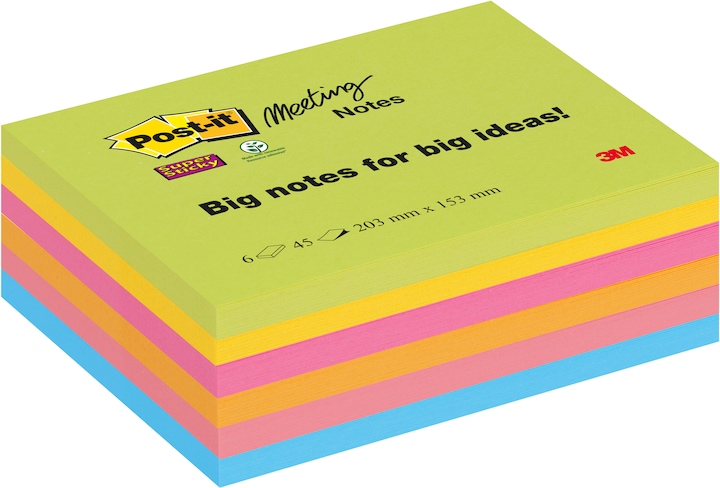 Image du produit Post-it Super Sticky grand format (203 x 153 mm)