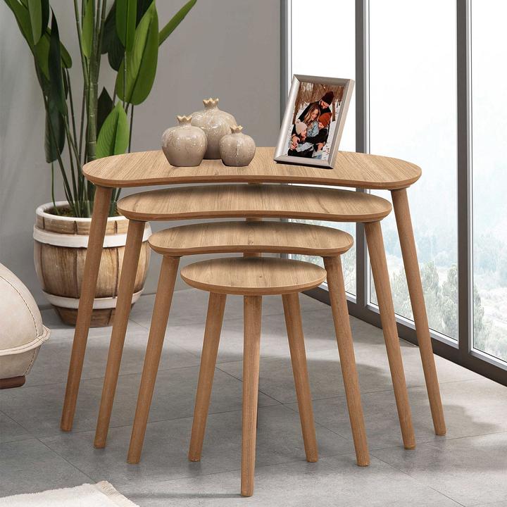 Produktbild Hanah Home Moon Nesting Table 4 Pieces