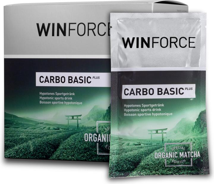 Win Force Carbo Basic Plus Matcha 10 x 60 g Getränkepulver (Matcha, 10 Stk., 600 g)