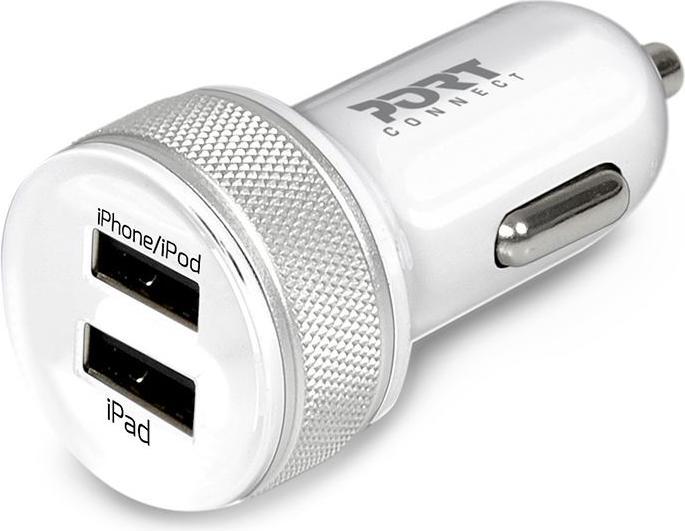 Actual product image Port Designs PORT - Car power supply - 17 Watt - 3.4 A - 2 output ports (USB)