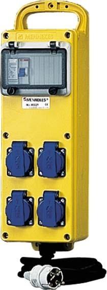 Produktbild Mennekes MEN 70027 Kombination EVERGUM Vollgummi (4 x, CEE 16/3)